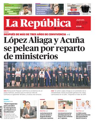 Edición Impresa - La Republica | Lima - Jueves 26 de Febrero del 2026