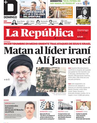 Edición Impresa - La Republica | Sur - Domingo 01 de Marzo del 2026