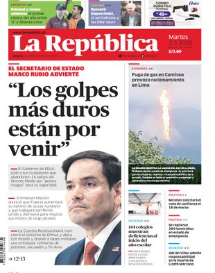 Edición Impresa - La Republica | Sur - Martes 03 de Marzo del 2026