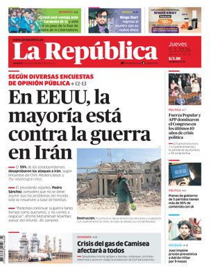 Edición Impresa - La Republica | Lima - Jueves 05 de Marzo del 2026