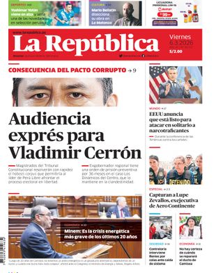 Edición Impresa - La Republica | Sur - Viernes 06 de Marzo del 2026