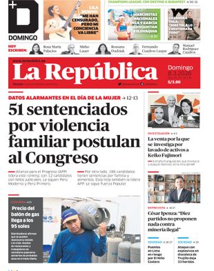 Edición Impresa - La Republica | Norte - Domingo 08 de Marzo del 2026