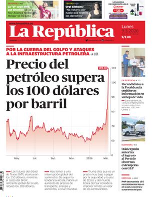 Edición Impresa - La Republica | Sur - Lunes 09 de Marzo del 2026