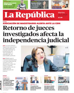 Edición Impresa - La Republica | Norte - Martes 10 de Marzo del 2026