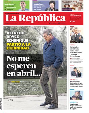 Edición Impresa - La Republica | Norte - Miercoles 11 de Marzo del 2026