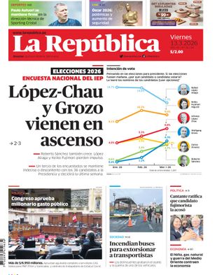Edición Impresa - La Republica | Norte - Viernes 13 de Marzo del 2026