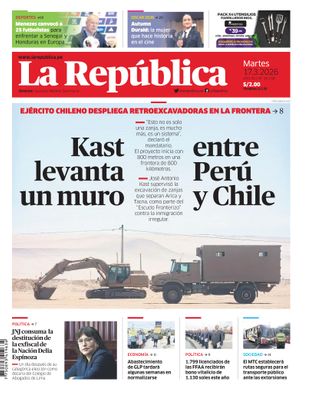Edición Impresa - La Republica | Lima - Martes 17 de Marzo del 2026