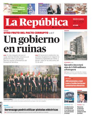 Edición Impresa - La Republica | Lima - Miercoles 18 de Marzo del 2026