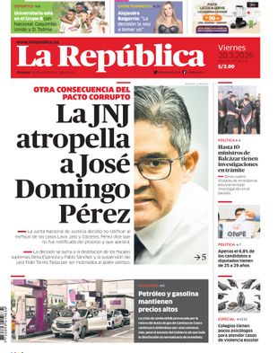 Edición Impresa - La Republica | Norte - Viernes 20 de Marzo del 2026