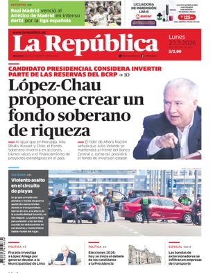 Edición Impresa - La Republica | Sur - Lunes 23 de Marzo del 2026