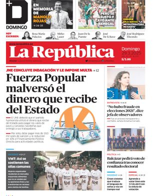 Edición Impresa - La Republica | Norte - Domingo 29 de Marzo del 2026
