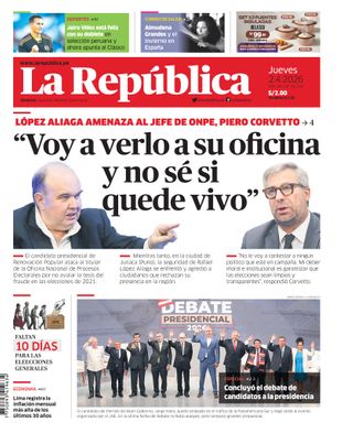 Edición Impresa - La Republica | Lima - Jueves 02 de Abril del 2026