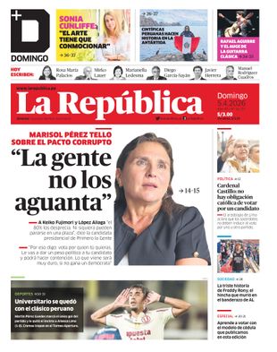 Edición Impresa - La Republica | Lima - Domingo 05 de Abril del 2026