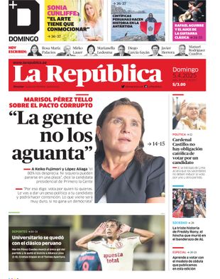 Edición Impresa - La Republica | Sur - Domingo 05 de Abril del 2026