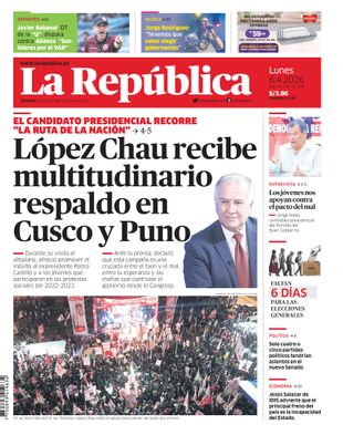 Edición Impresa - La Republica | Lima - Lunes 06 de Abril del 2026
