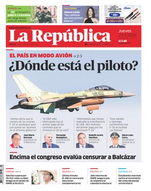 Edición Impresa - La Republica | Lima - Jueves 23 de Abril del 2026