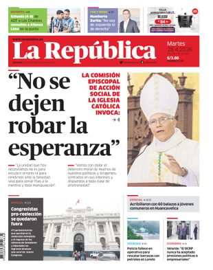 Edición Impresa - La Republica | Lima - Martes 28 de Abril del 2026