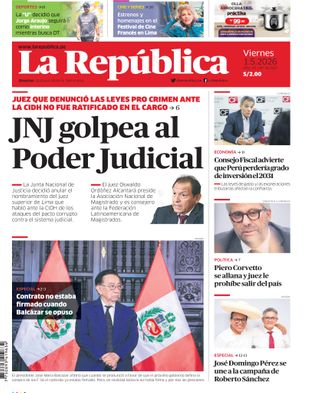 Edición Impresa - La Republica | Norte - Viernes 01 de Mayo del 2026