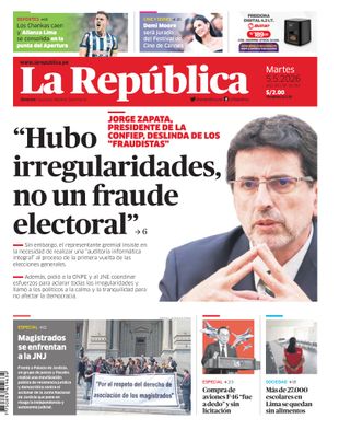 Edición Impresa - La Republica | Lima - Martes 05 de Mayo del 2026