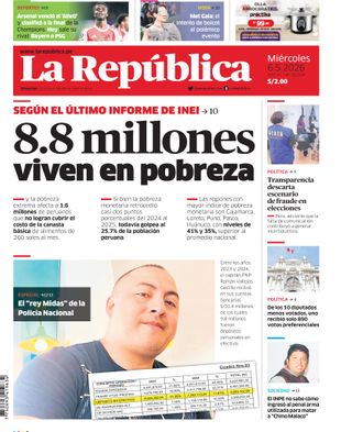 Edición Impresa - La Republica | Norte - Miercoles 06 de Mayo del 2026