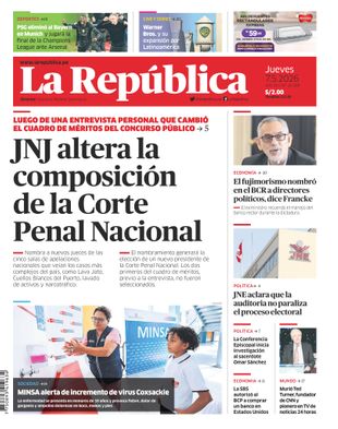 Edición Impresa - La Republica | Lima - Jueves 07 de Mayo del 2026