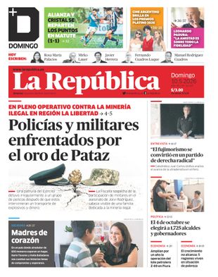 Edición Impresa - La Republica | Lima - Domingo 10 de Mayo del 2026