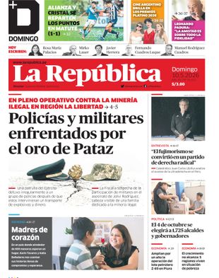 Edición Impresa - La Republica | Sur - Domingo 10 de Mayo del 2026