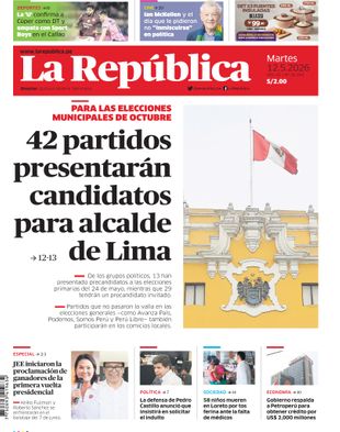 Edición Impresa - La Republica | Sur - Martes 12 de Mayo del 2026