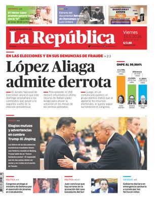 Edición Impresa - La Republica | Lima - Viernes 15 de Mayo del 2026