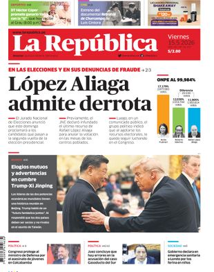 Edición Impresa - La Republica | Norte - Viernes 15 de Mayo del 2026