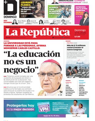Edición Impresa - La Republica | Sur - Domingo 17 de Mayo del 2026