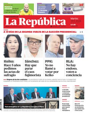 Edición Impresa - La Republica | Lima - Martes 19 de Mayo del 2026