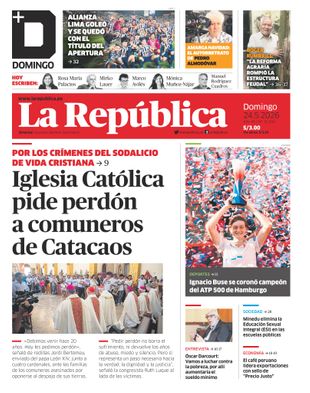 Edición Impresa - La Republica | Lima - Domingo 24 de Mayo del 2026
