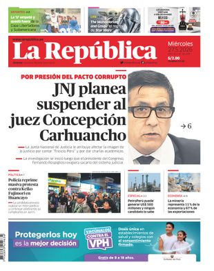 Edición Impresa - La Republica | Lima - Miercoles 27 de Mayo del 2026