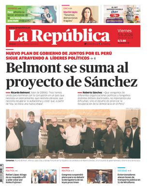 Edición Impresa - La Republica | Lima - Viernes 05 de Junio del 2026