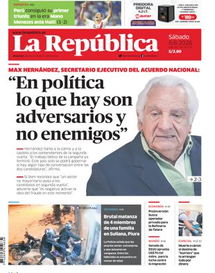 Edición Impresa - La Republica | Norte - Sabado 06 de Junio del 2026