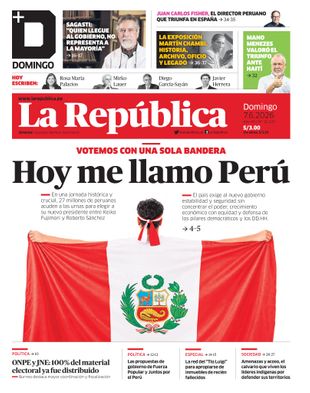 Edición Impresa - La Republica | Lima - Domingo 07 de Junio del 2026
