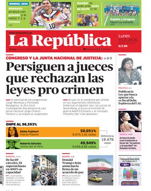 Edición Impresa - La Republica | Norte - Lunes 15 de Junio del 2026