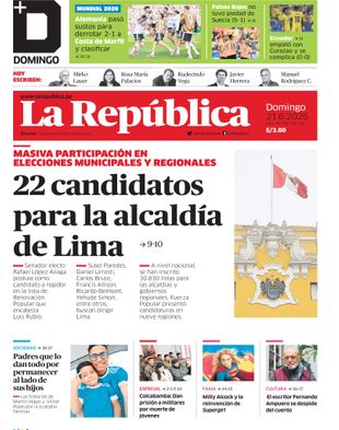 Edición Impresa - La Republica | Sur - Domingo 21 de Junio del 2026