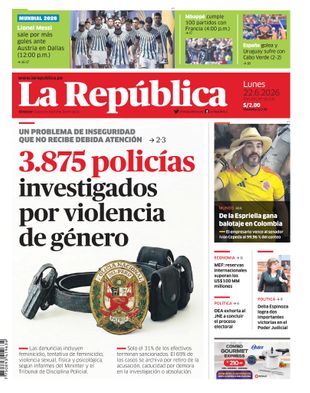 Edición Impresa - La Republica | Lima - Lunes 22 de Junio del 2026