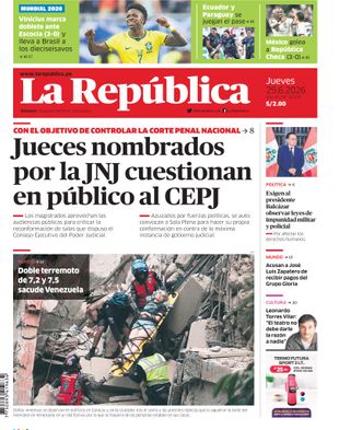 Edición Impresa - La Republica | Norte - Jueves 25 de Junio del 2026