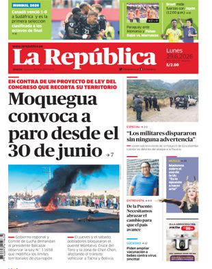 Edición Impresa - La Republica | Norte - Lunes 29 de Junio del 2026