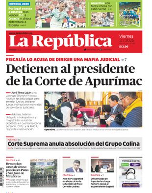 Edición Impresa - La Republica | Norte - Viernes 03 de Julio del 2026