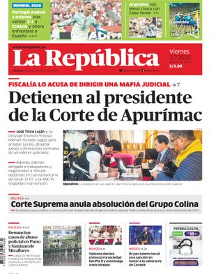 Edición Impresa - La Republica | Sur - Viernes 03 de Julio del 2026