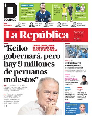 Edición Impresa - La Republica | Lima - Domingo 05 de Julio del 2026