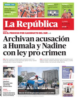 Edición Impresa - La Republica | Lima - Lunes 06 de Julio del 2026