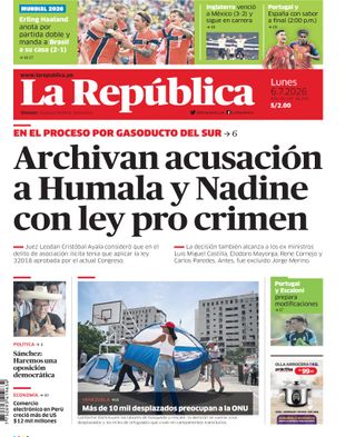 Edición Impresa - La Republica | Norte - Lunes 06 de Julio del 2026
