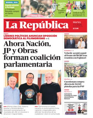 Edición Impresa - La Republica | Norte - Martes 07 de Julio del 2026