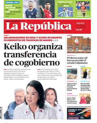 Edición Impresa - La Republica | Sur - Jueves 09 de Julio del 2026
