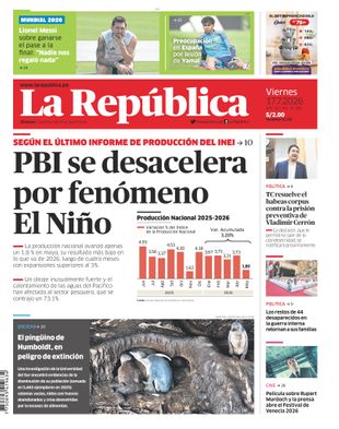 Edición Impresa - La Republica | Lima - Viernes 17 de Julio del 2026